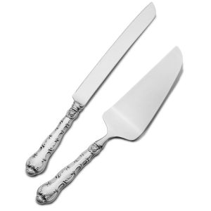Strasbourg Sterling Wedding Cake Knife and Server Set