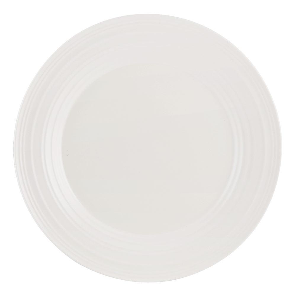 Swirl White 16 Piece Dinnerware Set. Service for 4 - Image 5