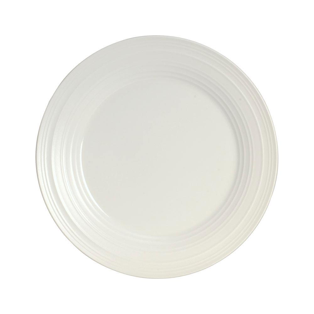 Swirl White 16 Piece Dinnerware Set. Service for 4 - Image 6