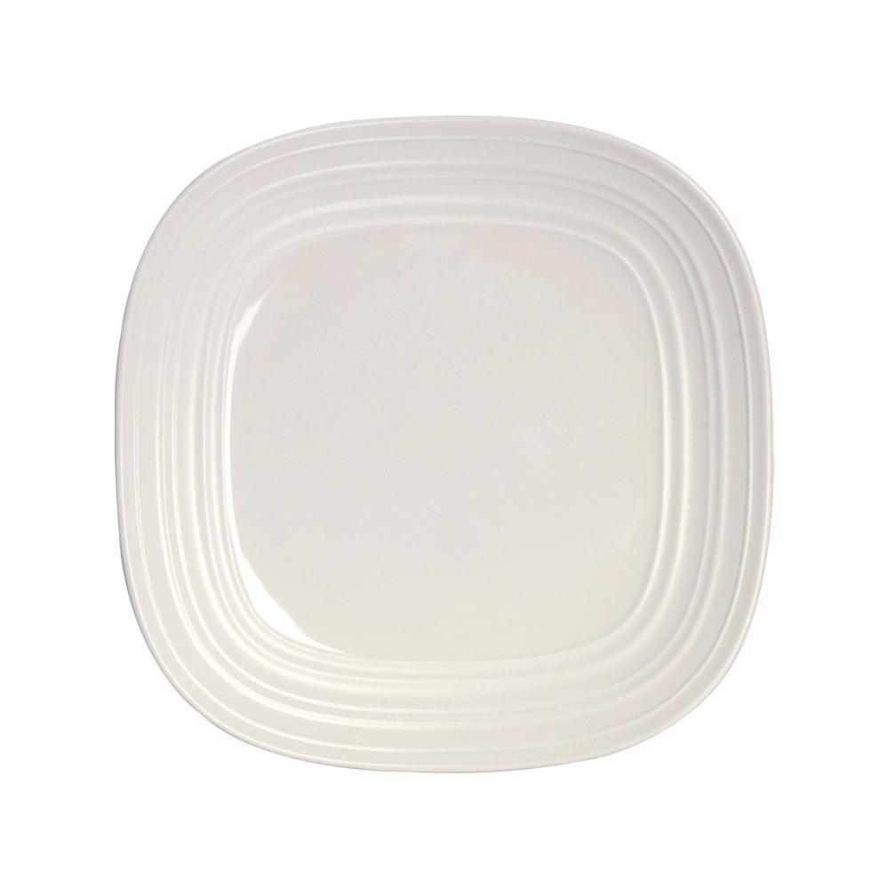 Swirl White Square 16 Piece Dinnerware Set. Service for 4 - Image 6