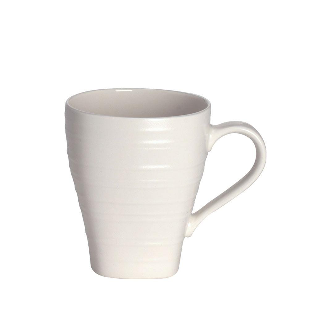 Swirl White Square 16 Piece Dinnerware Set. Service for 4 - Image 8