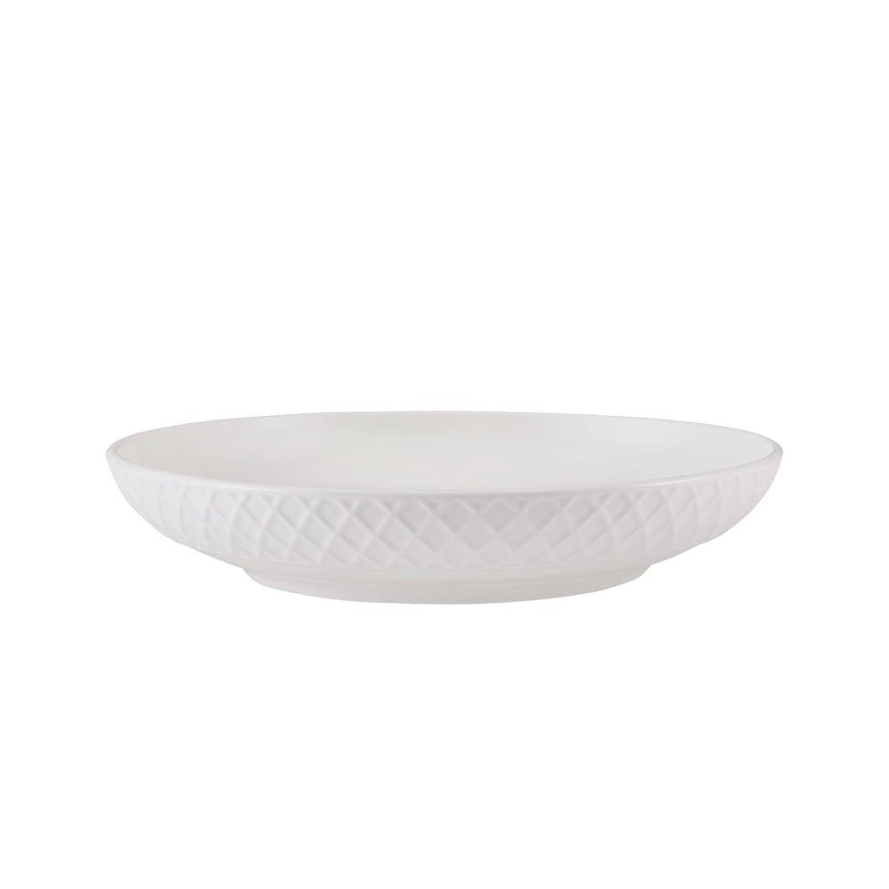 Trellis White Set of 4 Pasta Bowls - Image 4