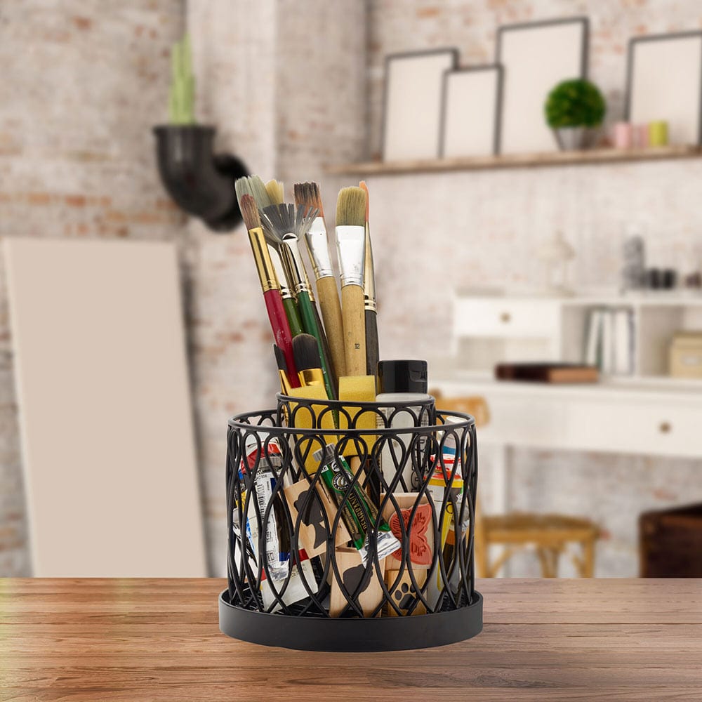 Twist Loop Rotating 2 Tier Utensil Holder - Image 3