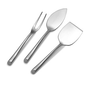 3 Piece Forged Wave Cheese Set